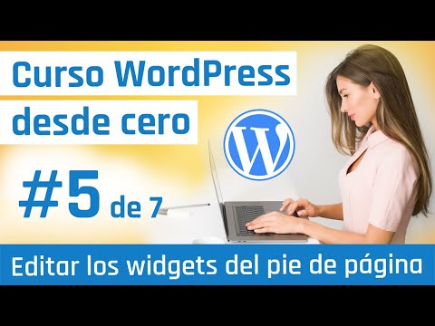 Personalización del footer: enlaces y widgets paso a paso