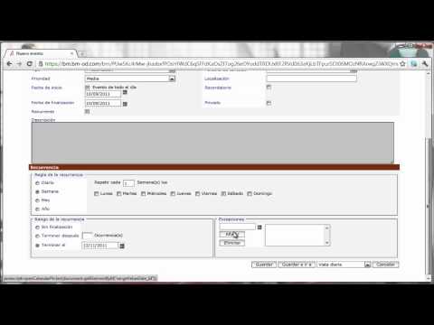 Configuración de un sistema de gestión de eventos recurrentes: paso a paso