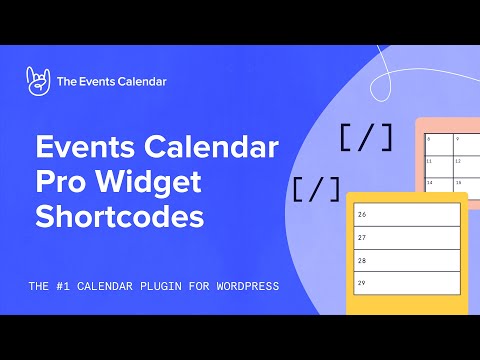 Añade un widget de visualización de eventos y webinars próximos fácilmente