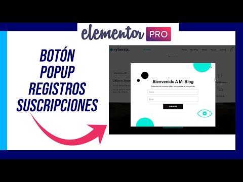 Configuración de popup de suscripción: Guía paso a paso