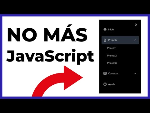 Menús desplegables para pantallas webs: Mantenimientos eficientes