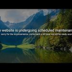 Web Under Maintenance: Apologies for the Inconvenience
