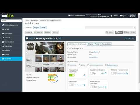 Plesk: Sitio Web en Mantenimiento - Actualizaciones y Mejoras en Progreso