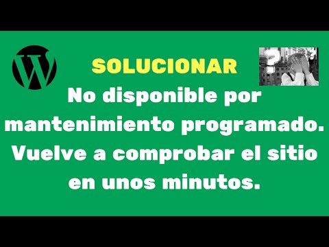 Modo Mantenimiento: Página Web No Disponible - Solución Rápida